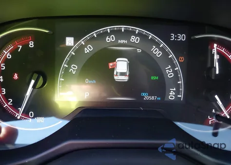 2020 Toyota Rav4 Limited из США, поврежденный, VIN 2T3Y1RFV4LW071161